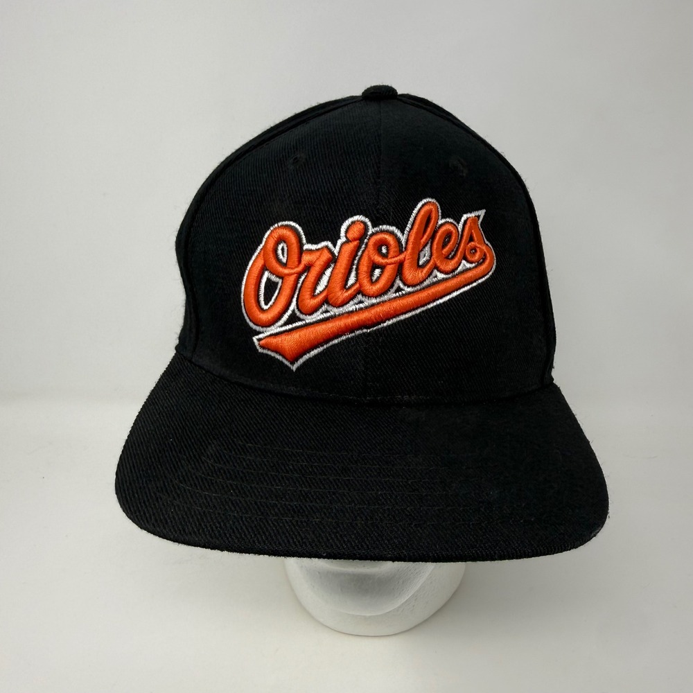 American Needle Baltimore Orioles Cooperstown Collection Snapback Hat Black Mens